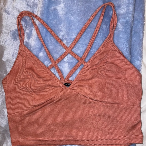 Target Tops - Pink Target Bralette XS